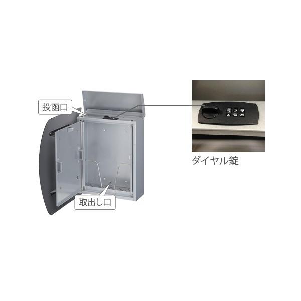 ポスト 郵便受け 壁掛け郵便ポスト デザインポスト キット ポロ 左吊り