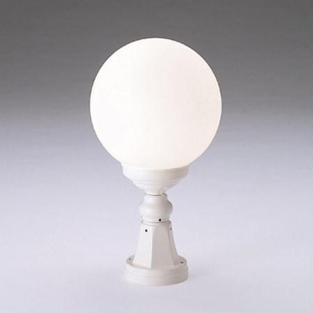 玄関　照明　門柱灯　門灯　LEDランプ付　白熱球40W形相当　照明器具　防雨型　直径250×高さ450mm　sh0769-end