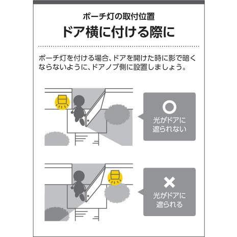 屋外照明　マリンランプ　マリンライト　照明器具　玄関　一体型　照明　ポーチ灯　防雨型　オフホワイト　高さ235×幅253　LED　白熱球60W相当　ポーチライト