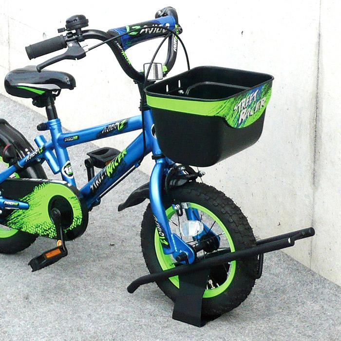 自転車スタンド 転倒防止 強風 1台用 屋外 スチール製 独立式スタンド CS-D1A-S ブラック 黒 幅129×奥行438×高さ258mm 1台単位 代金引換不可