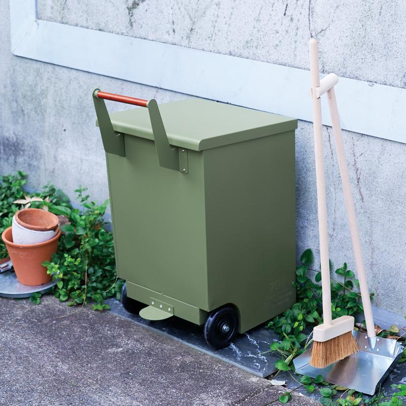 ゴミ箱 ごみ箱 バケツ ふた付き 車輪付 ハンドル付 屋外用 トラッシュ