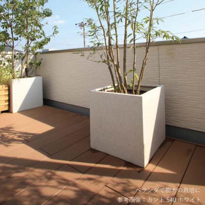 プランター 植木鉢 ポリテラゾ キューブポット カント540 PIA-C01SG PIA-C01SW_7
