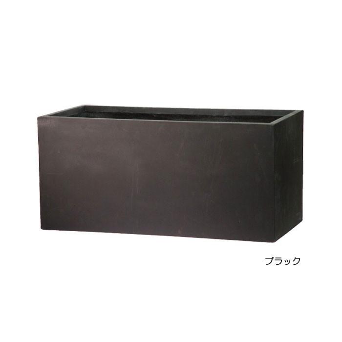 プランター 植木鉢 大型 屋外 軽量 長方形 80 ファイバークレイ ラムダ