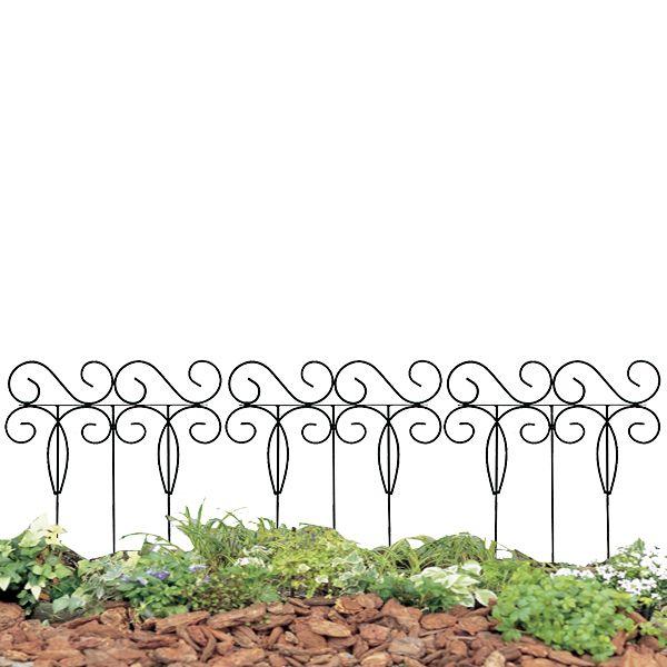 花壇 フェンス ガーデニング ミニフェンス ミニトレリス アイアンフェンス ブラック 44 50cm Z0143 Dai エストアガーデン 通販 Yahoo ショッピング