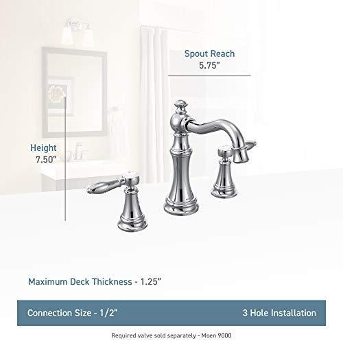 Moen TS42108ORB Weymouth Two-Handle High Arc Bathroom Faucet Trim Kit without Valve, Oil Rubbed Bronze by Moen 並行輸入品｜estore2y｜04