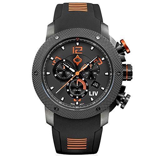 【驚きの価格が実現！】 Watches LIV ACCESSORY 並行輸入品 Multi カラー: Silicone Orange - Color Band サイズ: US メンズ 腕時計