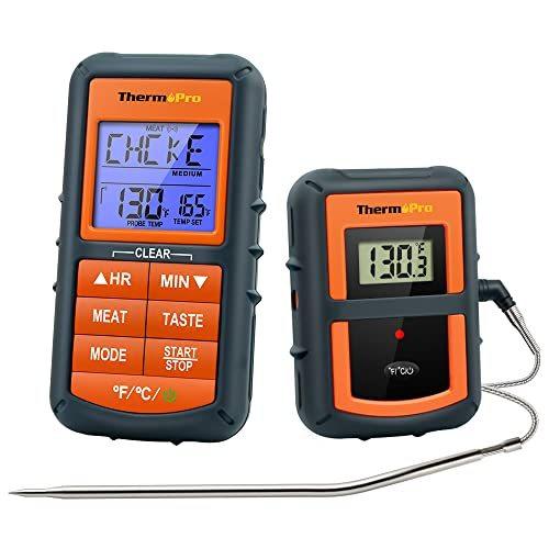 現品限り一斉値下げ Thermopro スモ リモートバーベキュー グリル オーブン ワイヤレス温度計 送信機 受信機 セット Tp 07 その他アウトドア調理器具 Pathwaysfl Org