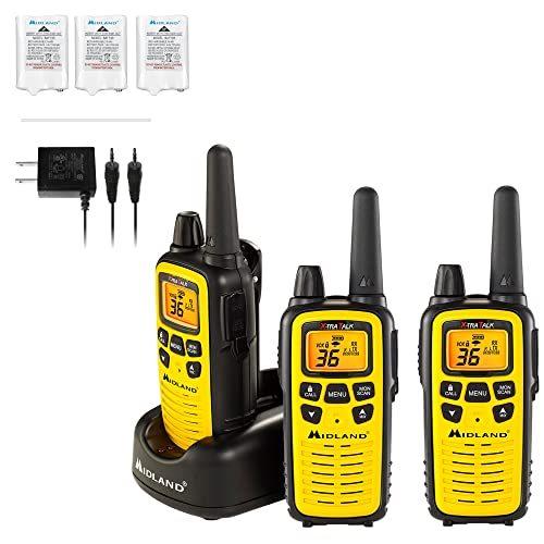 レンタル15日間 Midland 36 Channel Frs Two Way Radio Long Range Walkie Talkie 121 Privacy Codes Noaa Weather Scan Alert Yellow Black 3 Pack 並行 数量限定セット アウトドア 釣り 旅行用品 アウトドア キャンプ 登山 A Aschool Com