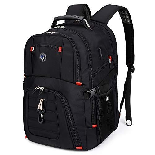 海外輸入品、全国送料無料です。Durable 50L Lapt0p Backpack Travel Backpack C0llege B00kbag with USB Charging P0rt fit 17… 並行輸入品