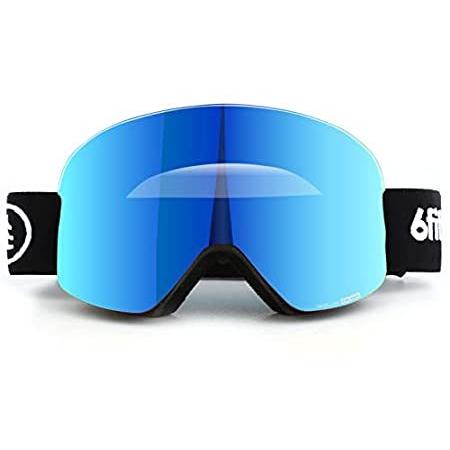 【再入荷】 View, Wide Frameless, - Women & Men Goggles Ski 6fiftyfive Magnetic C並行輸入品 Quick その他スキー用品