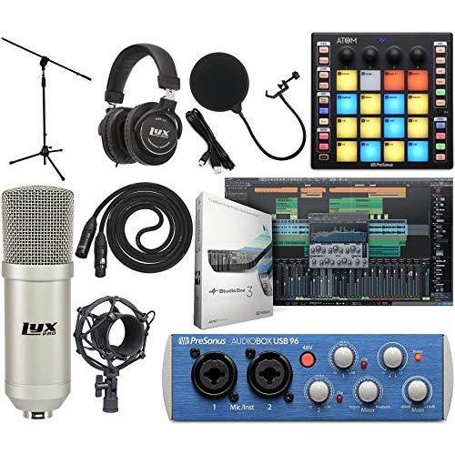 殿堂 Software Artist One Studio with Interface Audio 2.0 USB 96 AudioBox Presonus Pack P Performance & Production Portable Audio, MIDI, ATOM with その他楽器、機材、関連用品