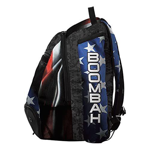 Boombah Prospect USA Black Ops Bat Bag - 20.5" x 16" x 16" - Black/ Blue/Red 並行輸入品｜estore2y｜05