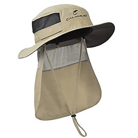 【送料無料/即納】  50 UPF Calamus Boonie N並行輸入品 Hat Fishing Protection Sun Shield Neck with Hat Sun サンシェード