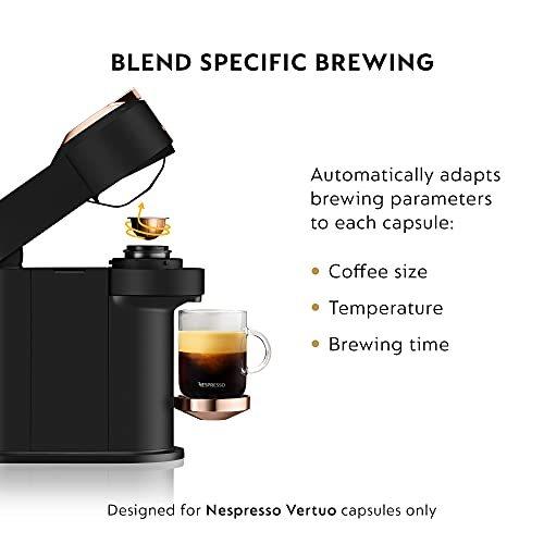 かわいい新作 Coffee Next Vertuo Nespresso 海外輸入品 全国送料無料です And 並行輸入品 Gold Rose Black Matte Deluxe De Longhi By Maker Espresso コーヒーメーカー Www Parrable Com