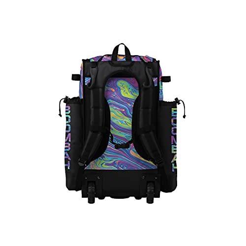 Boombah Superpack Hybrid Rolling Bat Bag - Lava 2.0 Bat Pack Multicolor - Wheeled & Backpack Version 並行輸入品｜estore2y｜03