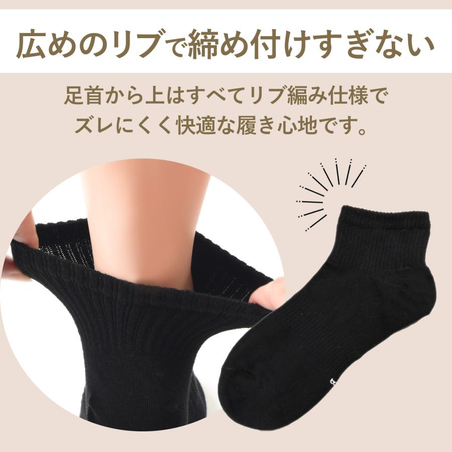 靴下 レディース 3足 セット 無地 綿 アンクル丈 女性用 ソックス