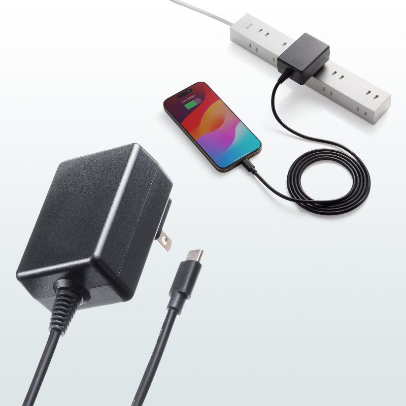 SANWA SUPPLY（サンワサプライ） AC充電器 USB Type-Cケーブル 一体型