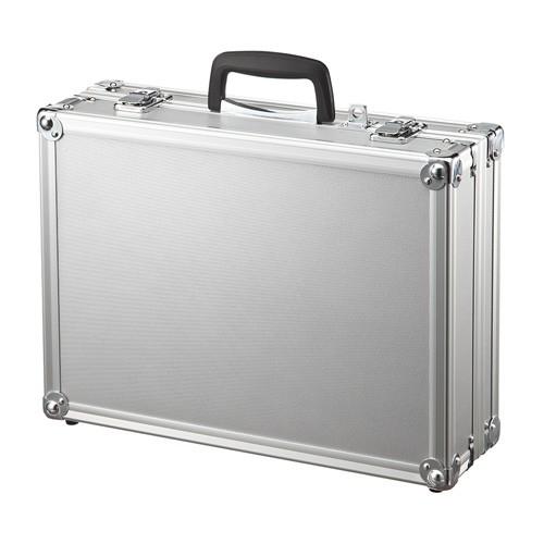 アルミ製シルバーケース SANWA SUPPLY（サンワサプライ） アルミハードケース セキュリティ対応