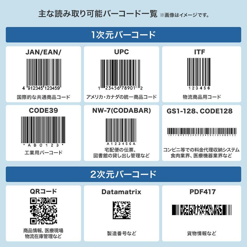 SANWA SUPPLY（サンワサプライ） バーコードリーダー ハンディタイプ 2