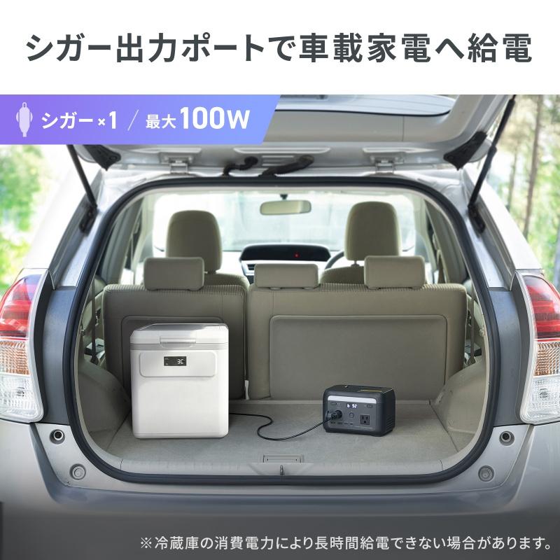 ポータブル電源 102.4Wh AC出力 200W 持ち運び 軽量 USB PD65W 32000mAh LEDライト付き 停電 災害 車中泊 ノートパソコン BTL-RDC45の画像