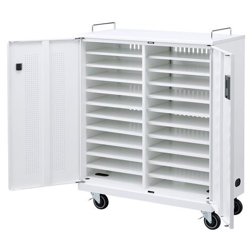 SANWA SUPPLY（サンワサプライ） 収納キャビネット ノートパソコン22台