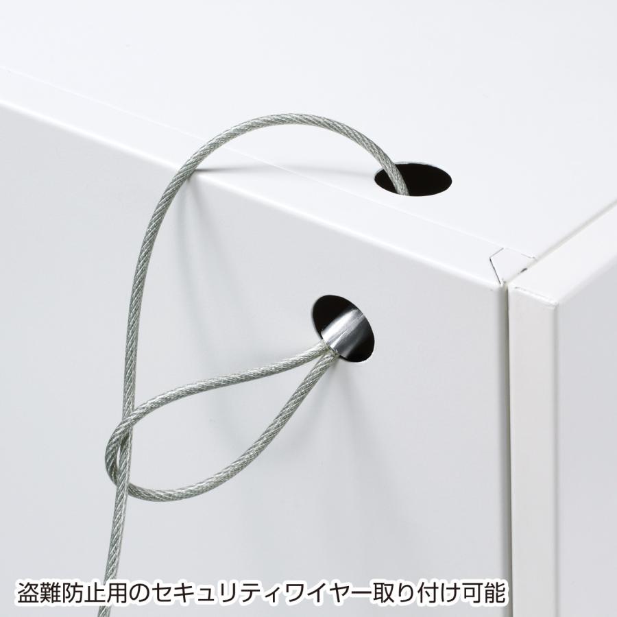 スマホ保管庫 小型機器収納保管庫 12台収納 鍵付 学校 オフィス 一括管理 CAI-CABSP12N サンワサプライ 代引不可 個人様宅への配送不可_13