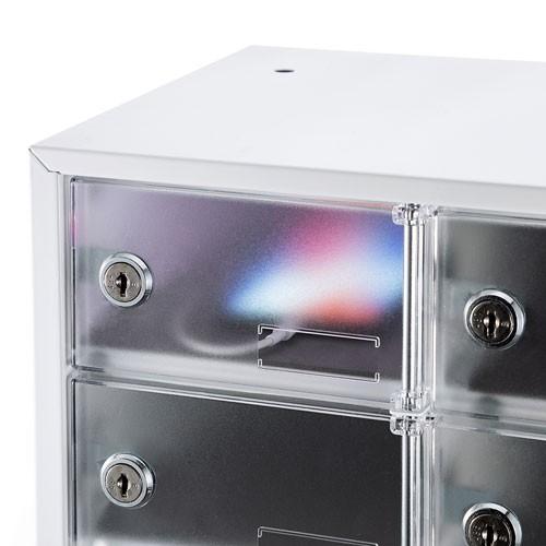 SANWA SUPPLY スマートフォン収納保管庫 鍵付き 4台収納 学校 SANWA SUPPLY スマートフォン収納保管庫 鍵付き 4台収納 学校