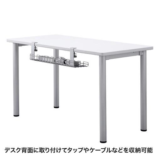 ケーブルトレー ケーブル・タップ配線 デスク背面取付 ワイヤー製 Sサイズ 汎用タイプ CB-CT4 サンワサプライ|esupply|02