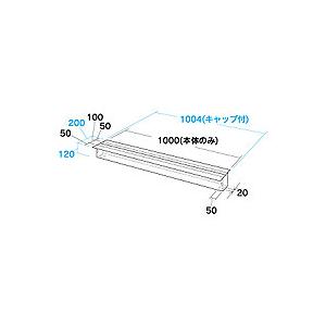 SANWA SUPPLY（サンワサプライ） ケーブルボックス事務机用 対面用 幅