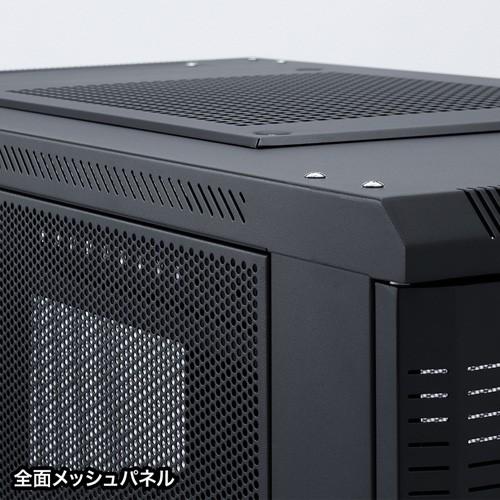 予約 サーバーラック 19インチ 36U 大型 データセンター 観音扉 鍵 奥行110cm 全面メッシュパネル CP-SVCKAN36U サンワサプライ_4