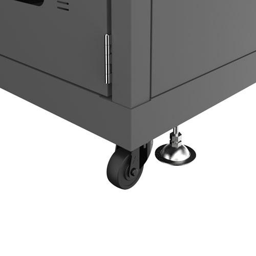 サーバーラック 19インチ 24U 中型 奥行100cm ブラック CP-SVN2410BKN サンワサプライ 代引不可 個人様宅への配送不可の画像