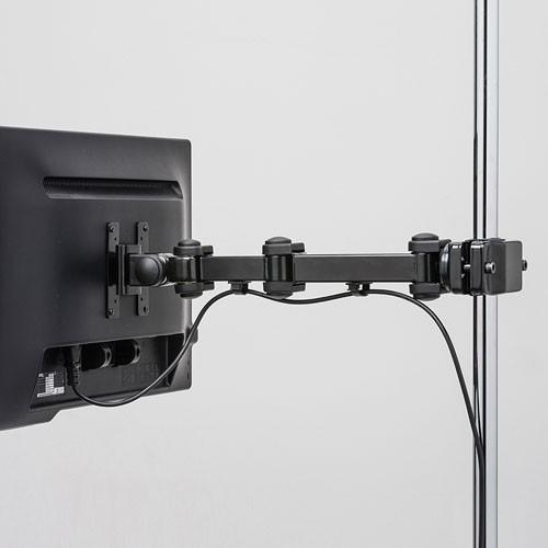 液晶モニタアーム(メタルラック用) サンワサプライ SANWA SUPPLY（サンワサプライ） モニターアーム ディスプレイアーム