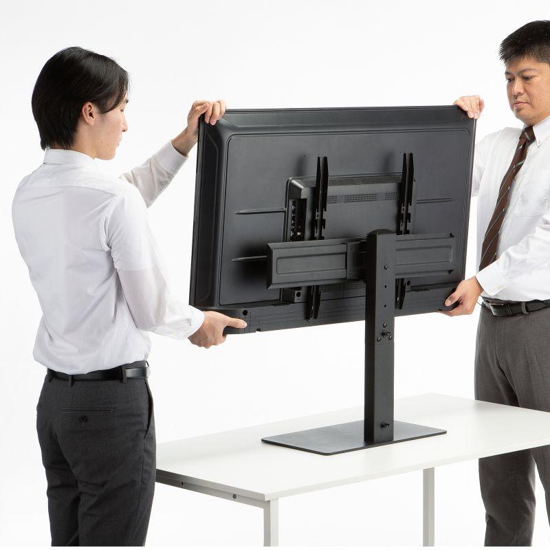 SANWA SUPPLY（サンワサプライ） テレビスタンド 卓上 首振り 壁寄せ