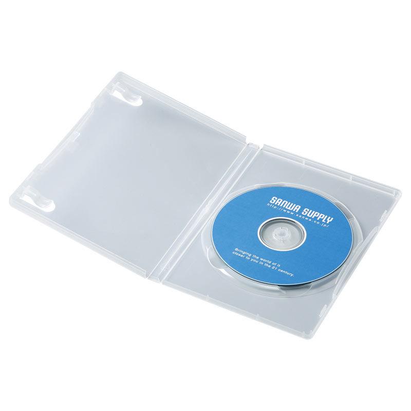 DVDトールケース 1枚収納 10枚セット クリア DVD-TN1-10CLN サンワサプライ