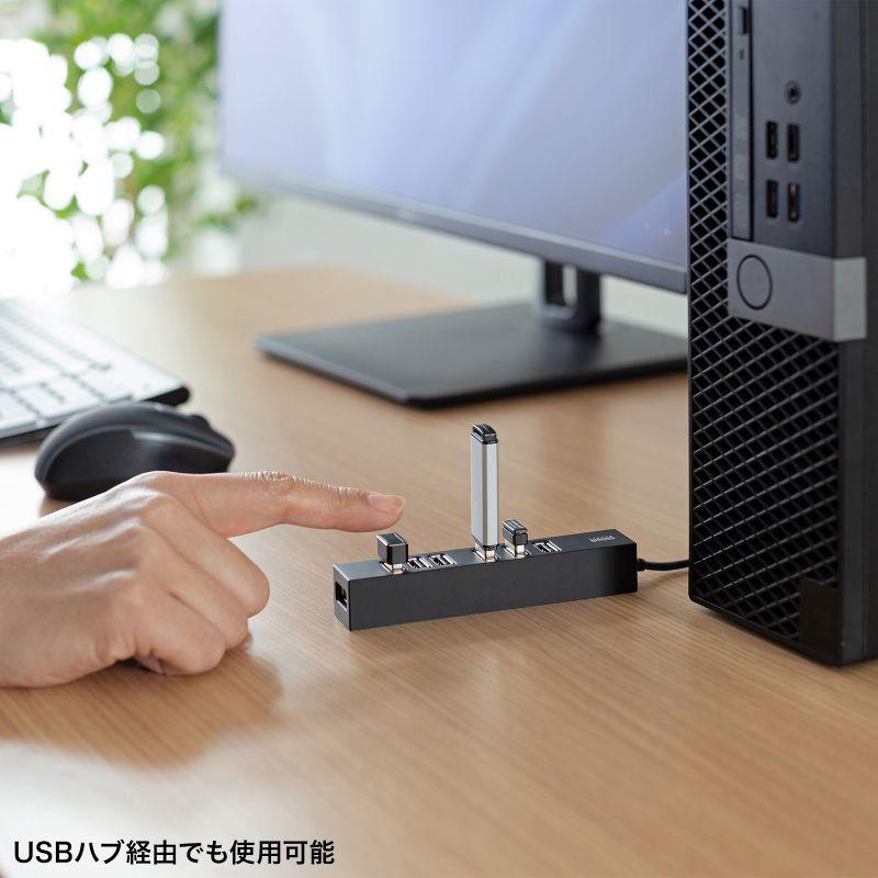 訳あり新品 指紋認証リーダー｜Windows Hello/パスキー対応 USB-A MoC FP-RD5 サンワサプライ 外装に傷・汚れあり ネコポス対応の画像