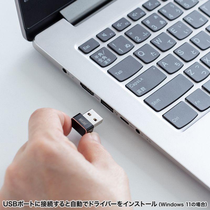 訳あり新品 指紋認証リーダー｜Windows Hello/パスキー対応 USB-A MoC FP-RD5 サンワサプライ 外装に傷・汚れあり ネコポス対応の画像