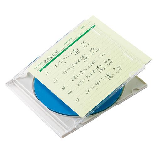 訳あり新品 手書きインデックスカード Dvd Cdプラケース用 グリーン 枚 大規模セール サンワサプライ Jp Ind6g ネコポス対応 外装にキズ つやなし 汚れあり