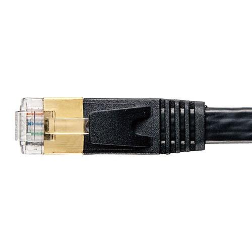 訳あり新品 Cat 7 フラットLANケーブル 7m ブラック パッケージにキズ、汚れあり KB-FL7-07BKN サンワサプライ｜esupply｜03