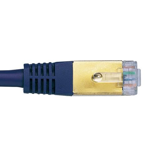 訳あり新品 LANケーブル 30m cat7 カテゴリー7 高速 stp ネイビーブルー KB-T7-30NVN サンワサプライ 箱にキズ、汚れあり_3