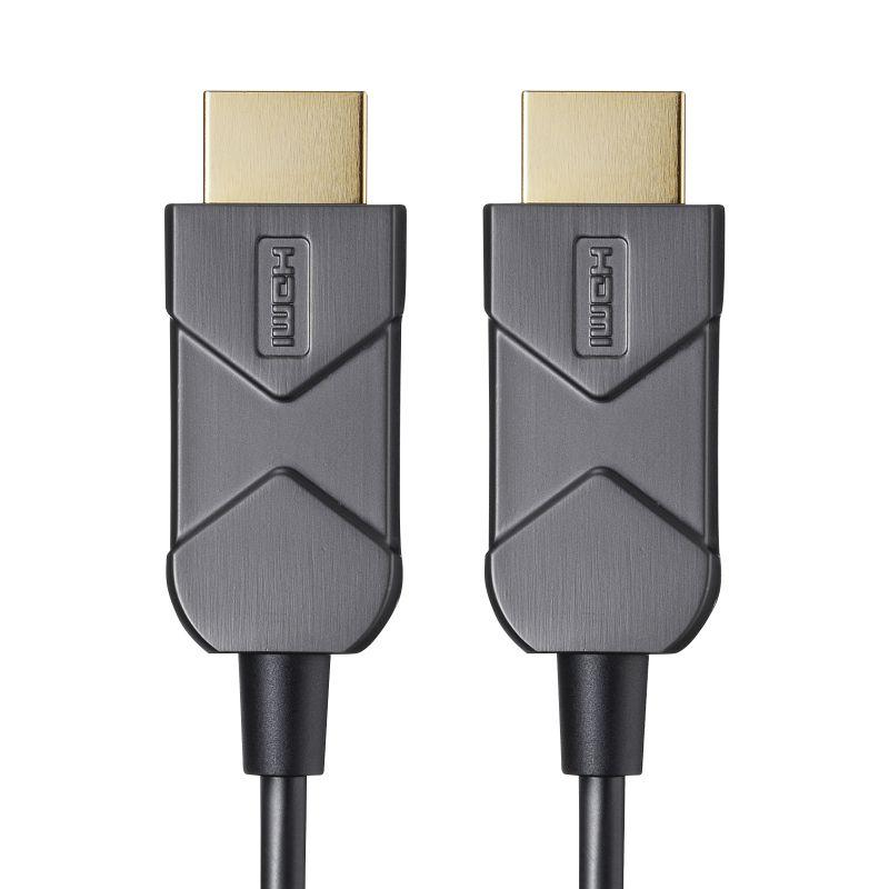訳あり新品 光ファイバーHDMIケーブル 8K/60Hz 4K/120Hz対応 ARC対応 PS5対応 PS4対応 30m KM-HD20-UFB30LP サンワサプライ 外装に傷・汚れあり_2