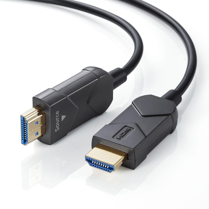 訳あり新品 光ファイバーHDMIケーブル 8K/60Hz 4K/120Hz対応 ARC対応 PS5対応 PS4対応 30m KM-HD20-UFB30LP サンワサプライ 外装に傷・汚れあり_6