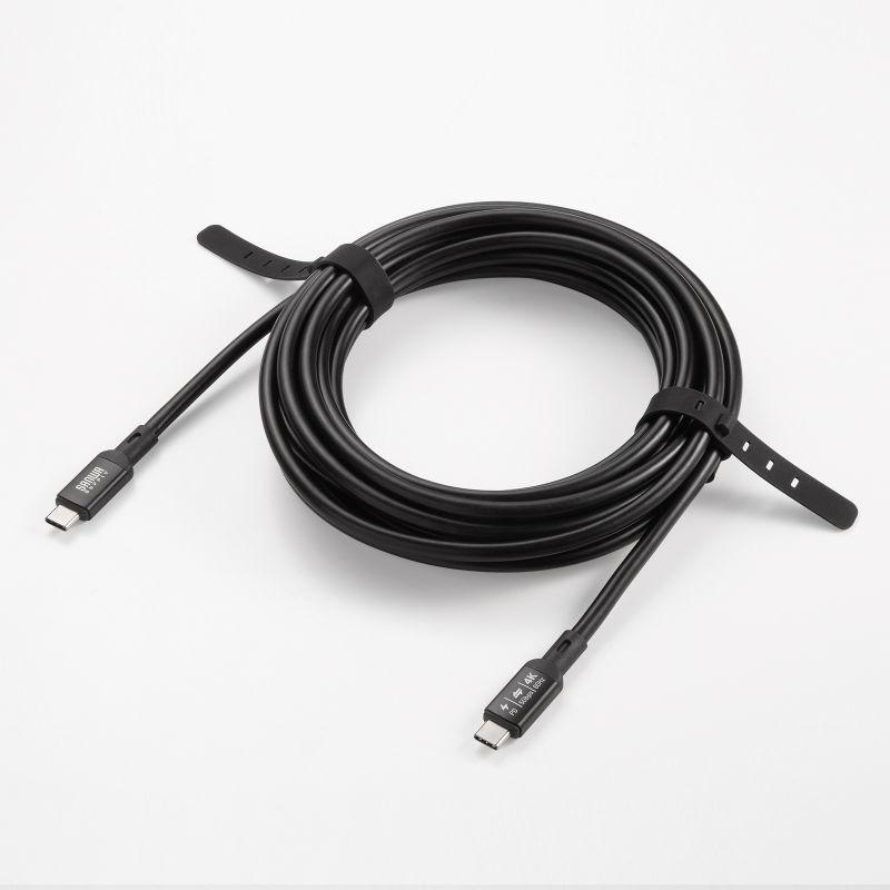 訳あり新品 USB Type-Cケーブル DP Altモード対応 USB PD75W対応 4K/60HZ 映像出力 5m 3重シー KU-5GCCP7550 サンワサプライ 外装に傷・汚れあり_6
