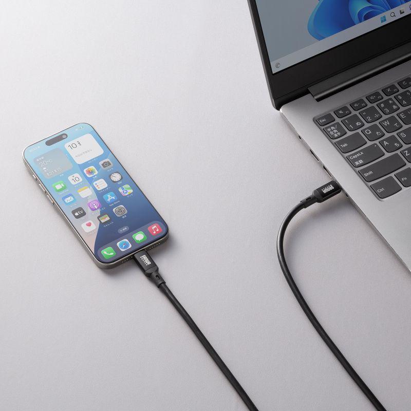 訳あり新品 USB Type-Cケーブル DP Altモード対応 USB PD75W対応 4K/60HZ 映像出力 5m 3重シー KU-5GCCP7550 サンワサプライ 外装に傷・汚れあり_7