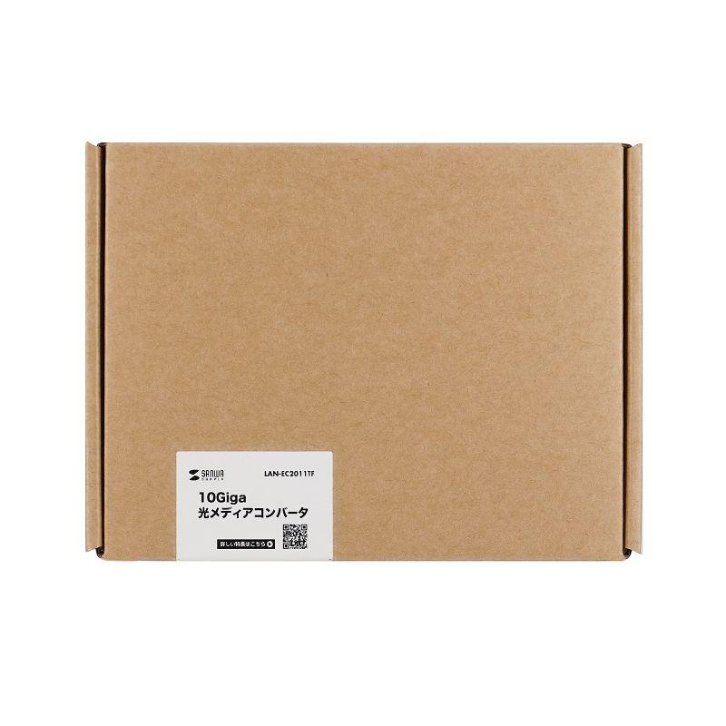 訳あり新品 10Giga光メディアコンバータ LAN-EC2011TF サンワサプライ 外装に傷・汚れありの画像