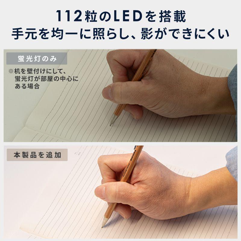 訳あり新品 デスクライト LED ライトスタンド 5段階調光 コンセント 1100ルーメン フレキシブル LED-DESK3BK サンワサプライ 外装に傷・汚れありの画像
