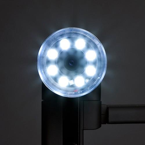 訳あり新品 マイクロスコープ モニター付き デジタル 顕微鏡 最大300倍 スタンド ハンディ 小型 箱にキズ、汚れあり LPE-05BK サンワサプライの画像