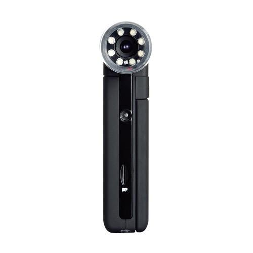 訳あり新品 マイクロスコープ モニター付き デジタル 顕微鏡 最大300倍 スタンド ハンディ 小型 箱にキズ、汚れあり LPE-05BK サンワサプライの画像