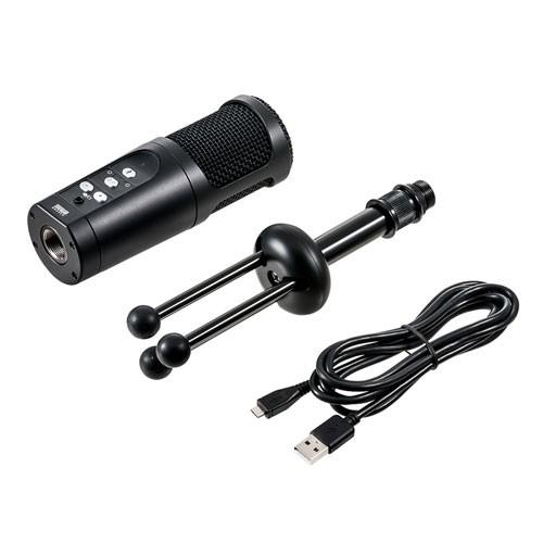 SANWA SUPPLY 訳あり新品 WEB会議高感度USBマイク 指向性