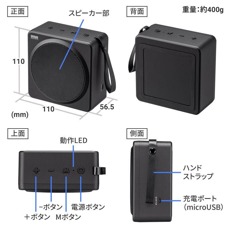 SANWA SUPPLY（サンワサプライ） 訳あり新品 ハンズフリー拡声器 