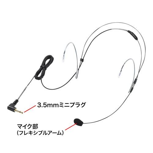 訳あり新品 ヘッドマイク MM-SPAMP6用 防水 ネックバンド 箱にキズ、汚れあり MM-SPAMP6HM サンワサプライ｜esupply｜03